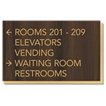 5-Line Directional Sign