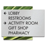 5-Line Directional Sign