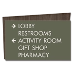 5-Line Directional Sign