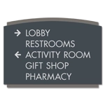 5-Line Directional Sign