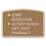 5-Line Directional Sign