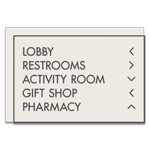 5-Line Directional Sign