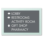 5-Line Directional Sign