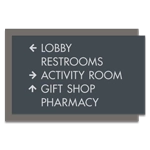 5-Line Directional Sign