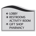 5-Line Directional Sign