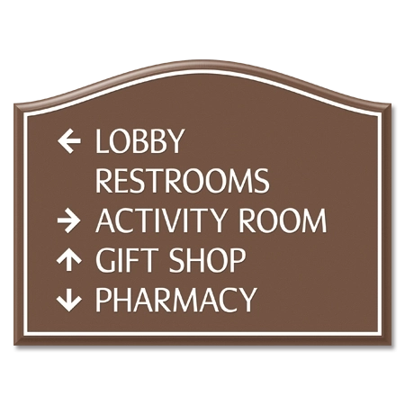 5-Line Directional Sign