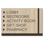 5-Line Directional Sign