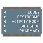 5-Line Directional Sign