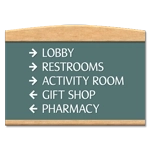 5-Line Directional Sign