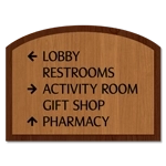 5-Line Directional Sign