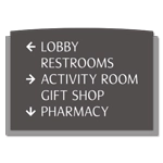 5-Line Directional Sign