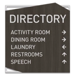 5-Line Directory Sign