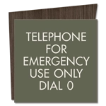 5-Line General Information Sign