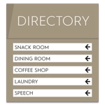 5-Panel Directory Sign
