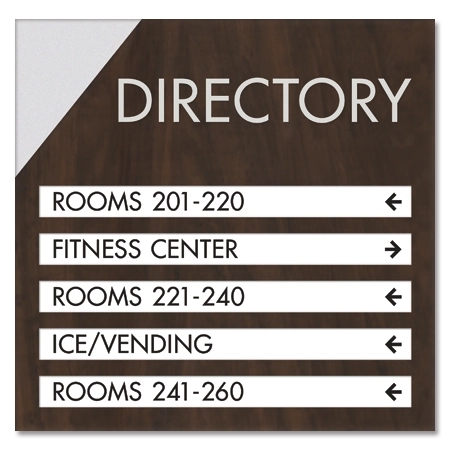 5-Panel Directory Sign