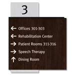 6-Line Directional Sign