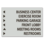6-Line Directional Sign