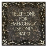 6-Line General Information Sign