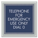 6-Line General Information Sign