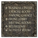 7-Line Directional Sign