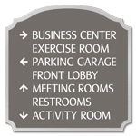 7-Line Directional Sign