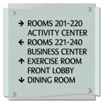 7-Line Directional Sign