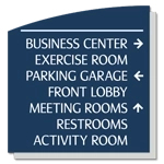 7-Line Directional Sign
