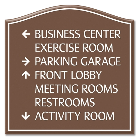 7-Line Directional Sign