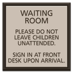 8-Line Common Room Sign