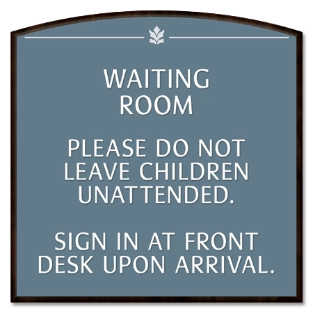 8-Line Common Room Sign