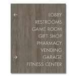 8-Line Directional Sign