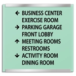 8-Line Directional Sign