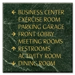 8-Line Directional Sign