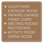 8-Line Directional Sign