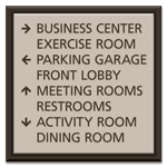 8-Line Directional Sign