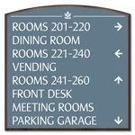 8-Line Directional Sign