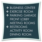 8-Line Directional Sign