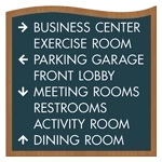 8-Line Directional Sign
