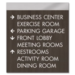 8-Line Directional Sign