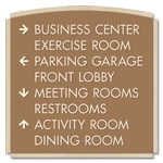 8-Line Directional Sign