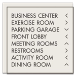 8-Line Directional Sign