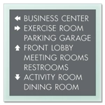 8-Line Directional Sign