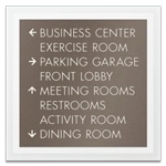 8-Line Directional Sign