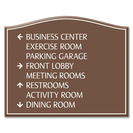 8-Line Directional Sign