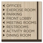 8-Line Directional Sign