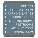 8-Line Directional Sign