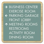 8-Line Directional Sign