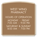 8-Line General Information Sign