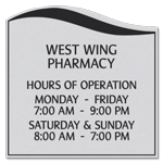 8-Line General Information Sign