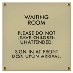 9-Line Common Room Sign
